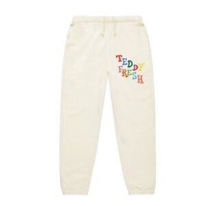 Teddy Fresh Cream Puffed Sweatpants Size XS